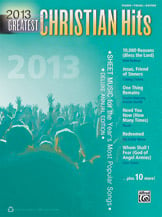 2013 Greatest Christian Hits piano sheet music cover Thumbnail